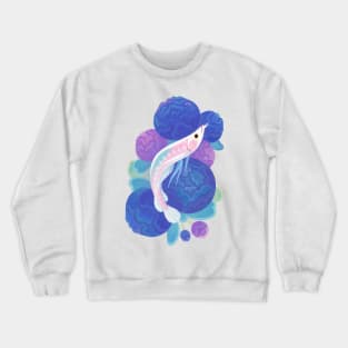 Arowana and peony 1 Crewneck Sweatshirt